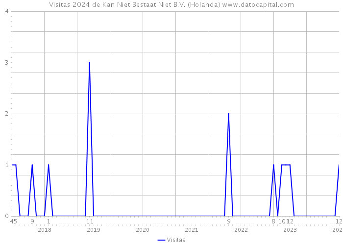 Visitas 2024 de Kan Niet Bestaat Niet B.V. (Holanda) 