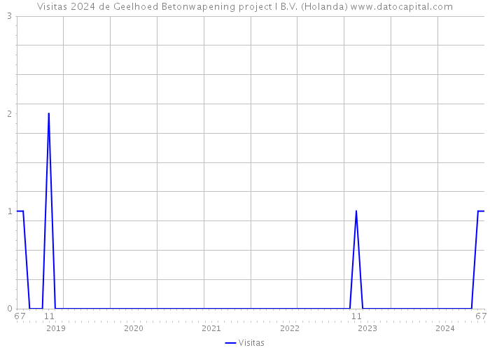 Visitas 2024 de Geelhoed Betonwapening project I B.V. (Holanda) 