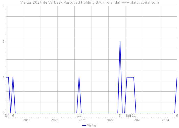 Visitas 2024 de Verbeek Vastgoed Holding B.V. (Holanda) 