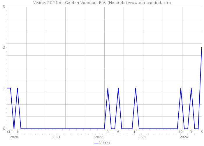 Visitas 2024 de Golden Vandaag B.V. (Holanda) 