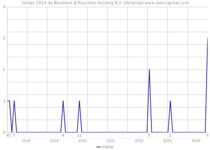 Visitas 2024 de Bloemert & Russcher Holding B.V. (Holanda) 