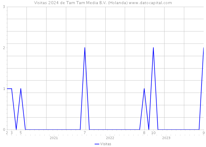 Visitas 2024 de Tam Tam Media B.V. (Holanda) 