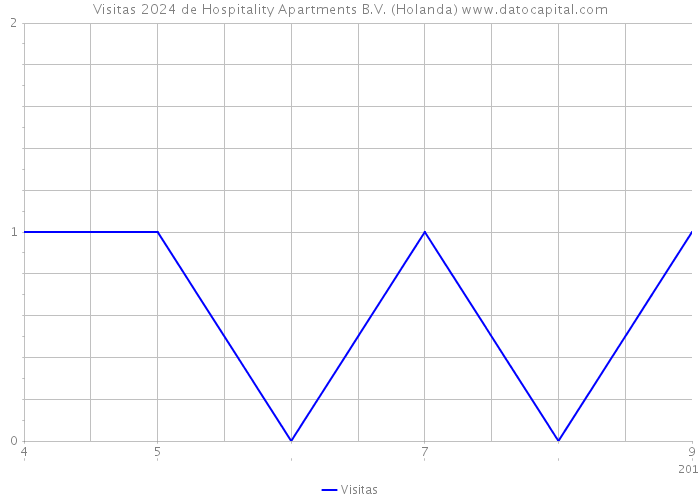 Visitas 2024 de Hospitality Apartments B.V. (Holanda) 