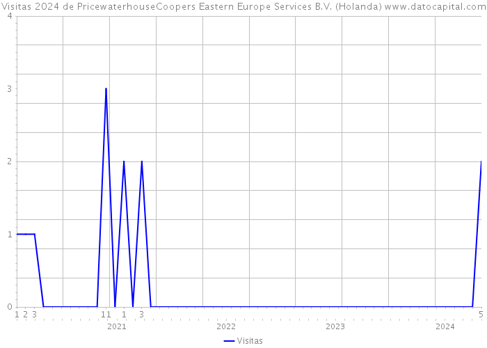 Visitas 2024 de PricewaterhouseCoopers Eastern Europe Services B.V. (Holanda) 