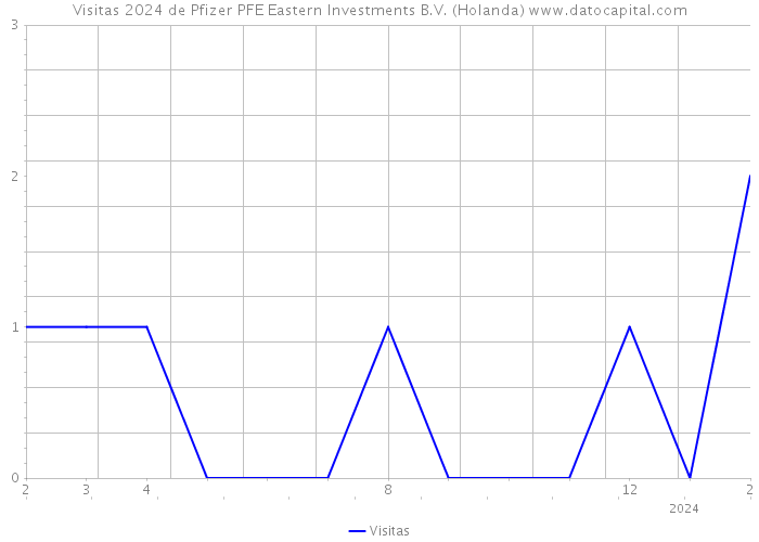 Visitas 2024 de Pfizer PFE Eastern Investments B.V. (Holanda) 
