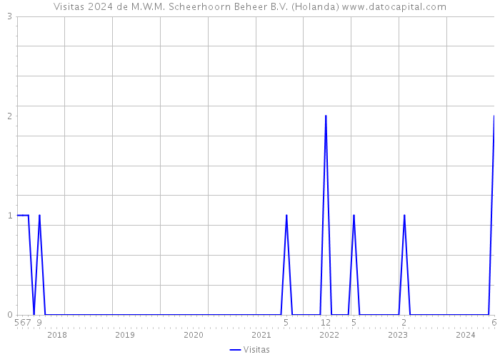 Visitas 2024 de M.W.M. Scheerhoorn Beheer B.V. (Holanda) 