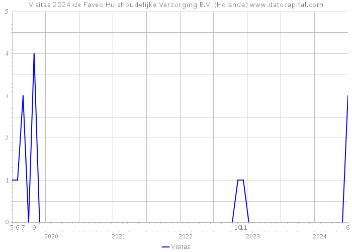 Visitas 2024 de Faveo Huishoudelijke Verzorging B.V. (Holanda) 