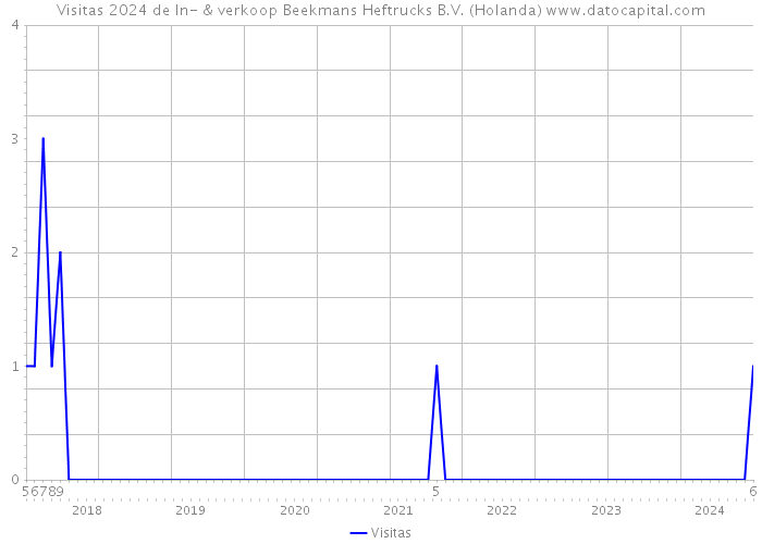 Visitas 2024 de In- & verkoop Beekmans Heftrucks B.V. (Holanda) 