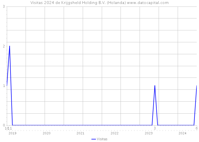 Visitas 2024 de Krijgsheld Holding B.V. (Holanda) 