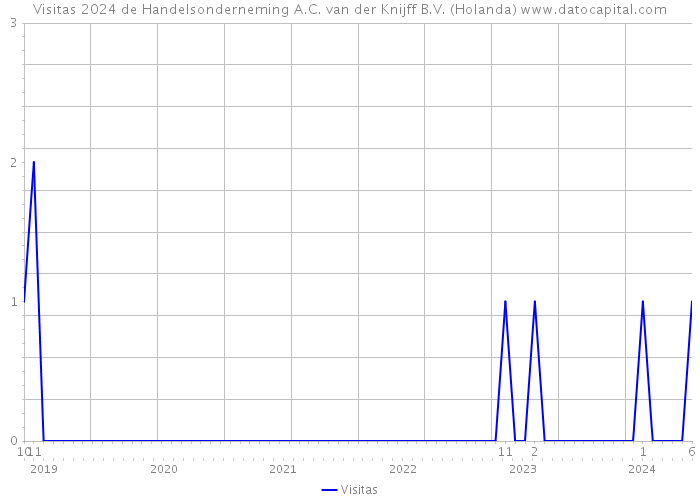 Visitas 2024 de Handelsonderneming A.C. van der Knijff B.V. (Holanda) 