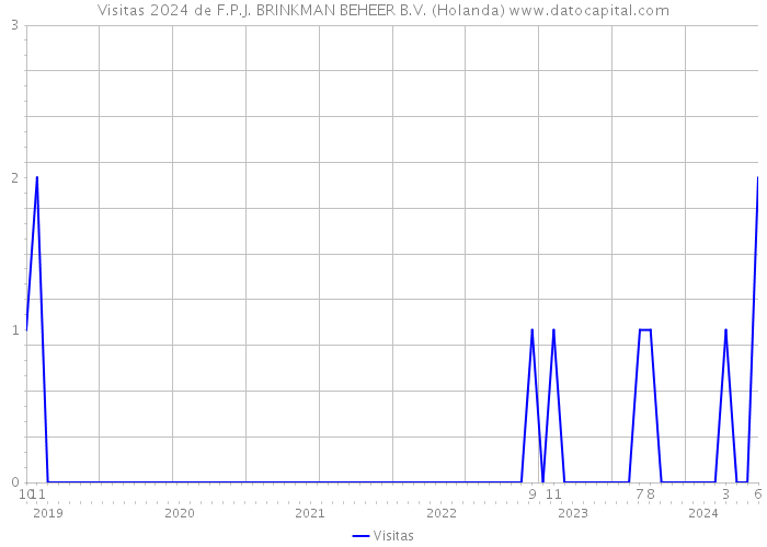 Visitas 2024 de F.P.J. BRINKMAN BEHEER B.V. (Holanda) 