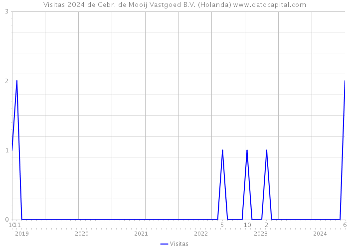 Visitas 2024 de Gebr. de Mooij Vastgoed B.V. (Holanda) 