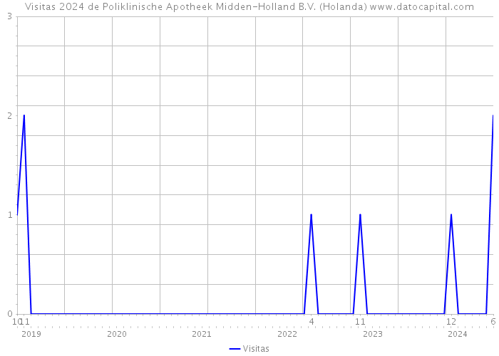 Visitas 2024 de Poliklinische Apotheek Midden-Holland B.V. (Holanda) 
