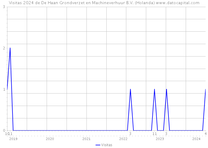 Visitas 2024 de De Haan Grondverzet en Machineverhuur B.V. (Holanda) 