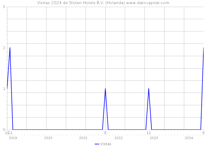 Visitas 2024 de Sloten Hotels B.V. (Holanda) 