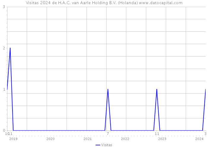 Visitas 2024 de H.A.C. van Aarle Holding B.V. (Holanda) 