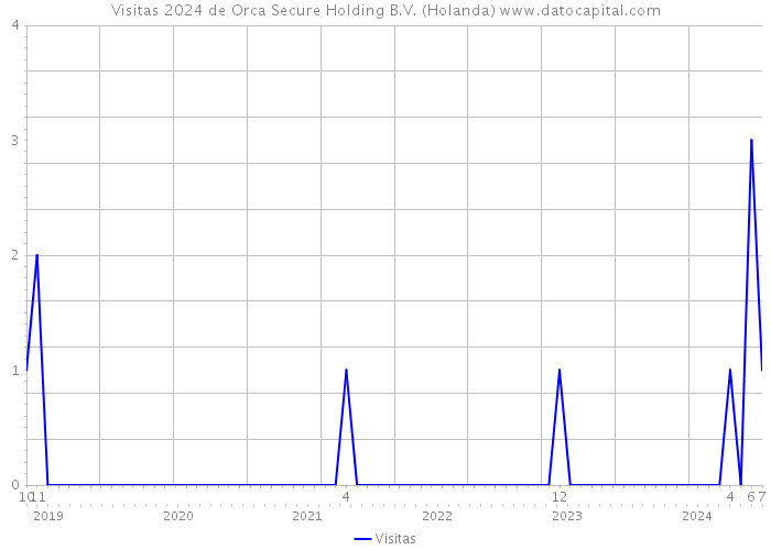 Visitas 2024 de Orca Secure Holding B.V. (Holanda) 