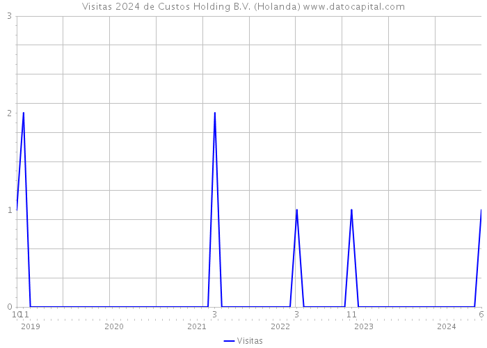 Visitas 2024 de Custos Holding B.V. (Holanda) 