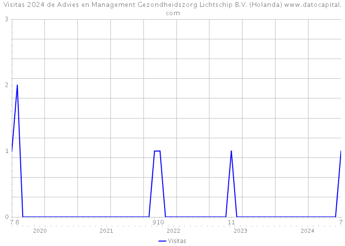 Visitas 2024 de Advies en Management Gezondheidszorg Lichtschip B.V. (Holanda) 