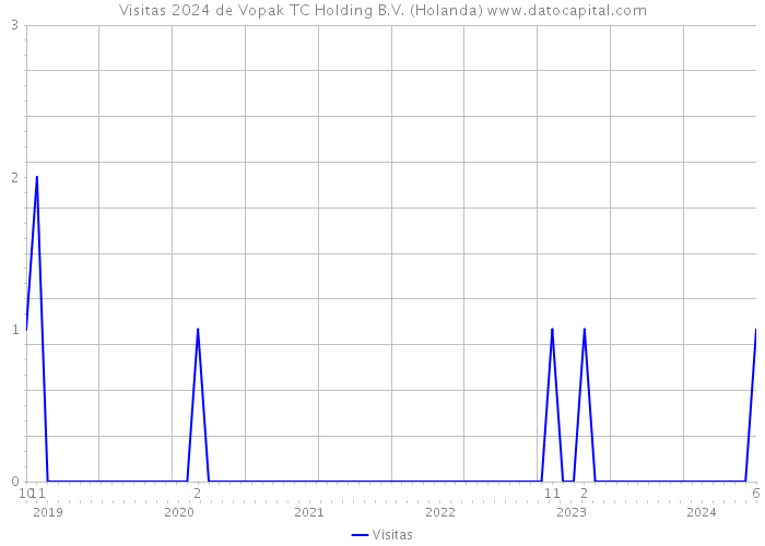 Visitas 2024 de Vopak TC Holding B.V. (Holanda) 