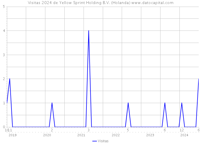 Visitas 2024 de Yellow Sprint Holding B.V. (Holanda) 