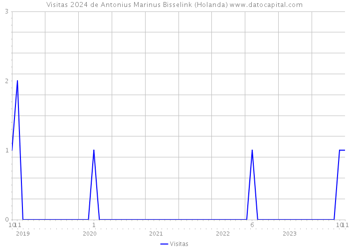 Visitas 2024 de Antonius Marinus Bisselink (Holanda) 