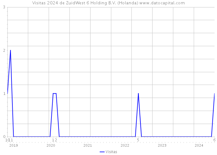 Visitas 2024 de ZuidWest 6 Holding B.V. (Holanda) 