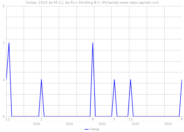 Visitas 2024 de M.G.J. de Roo Holding B.V. (Holanda) 