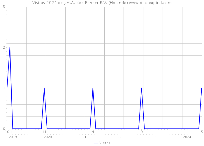 Visitas 2024 de J.M.A. Kok Beheer B.V. (Holanda) 