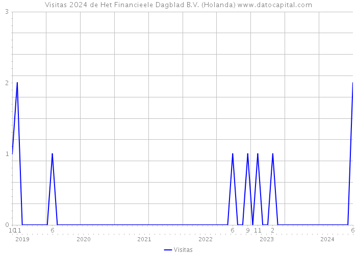 Visitas 2024 de Het Financieele Dagblad B.V. (Holanda) 