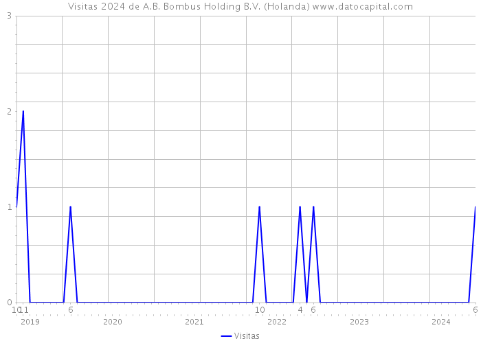 Visitas 2024 de A.B. Bombus Holding B.V. (Holanda) 
