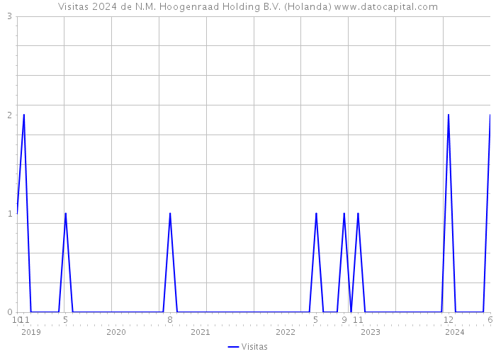 Visitas 2024 de N.M. Hoogenraad Holding B.V. (Holanda) 