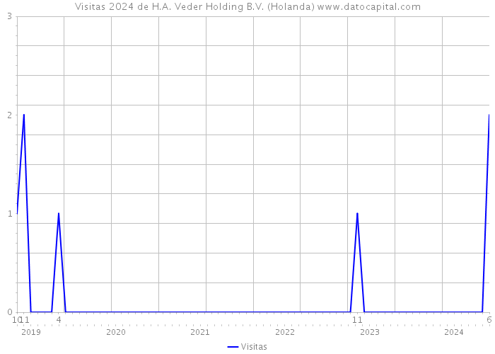 Visitas 2024 de H.A. Veder Holding B.V. (Holanda) 