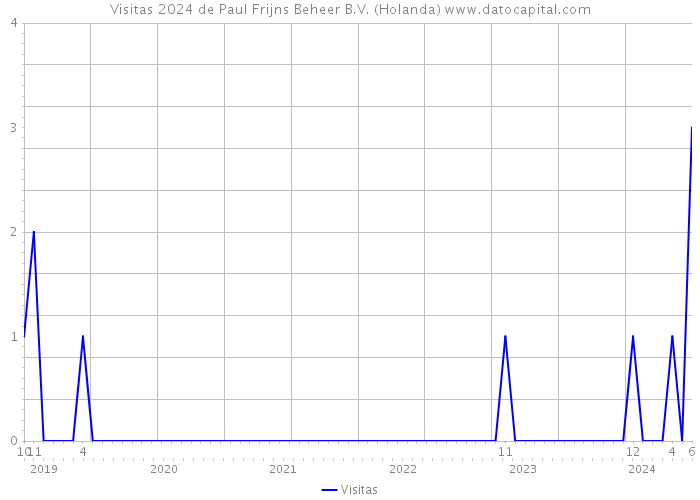 Visitas 2024 de Paul Frijns Beheer B.V. (Holanda) 