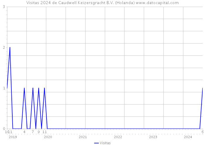 Visitas 2024 de Caudwell Keizersgracht B.V. (Holanda) 