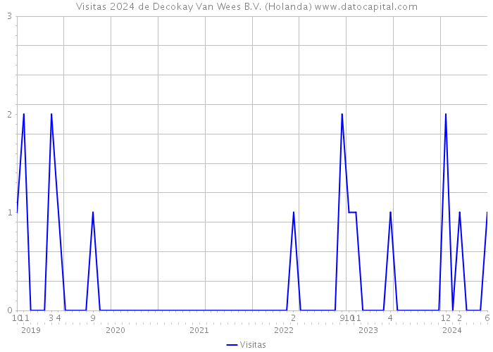 Visitas 2024 de Decokay Van Wees B.V. (Holanda) 