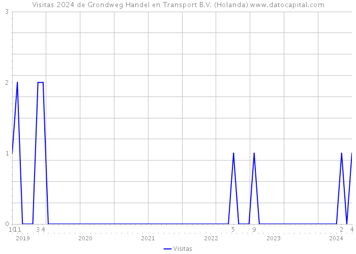 Visitas 2024 de Grondweg Handel en Transport B.V. (Holanda) 