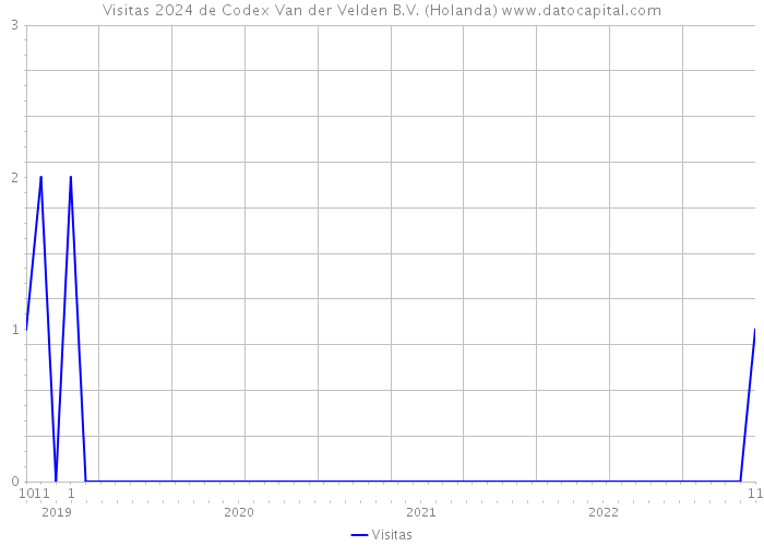 Visitas 2024 de Codex Van der Velden B.V. (Holanda) 