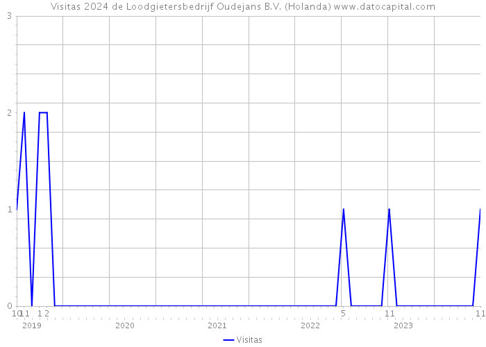 Visitas 2024 de Loodgietersbedrijf Oudejans B.V. (Holanda) 