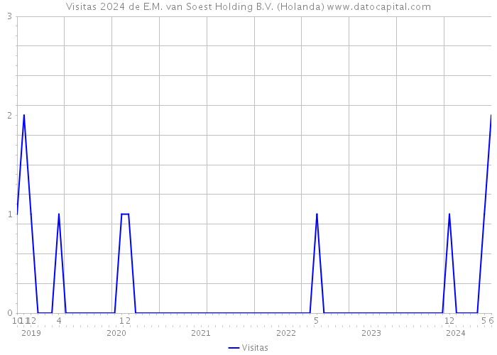 Visitas 2024 de E.M. van Soest Holding B.V. (Holanda) 