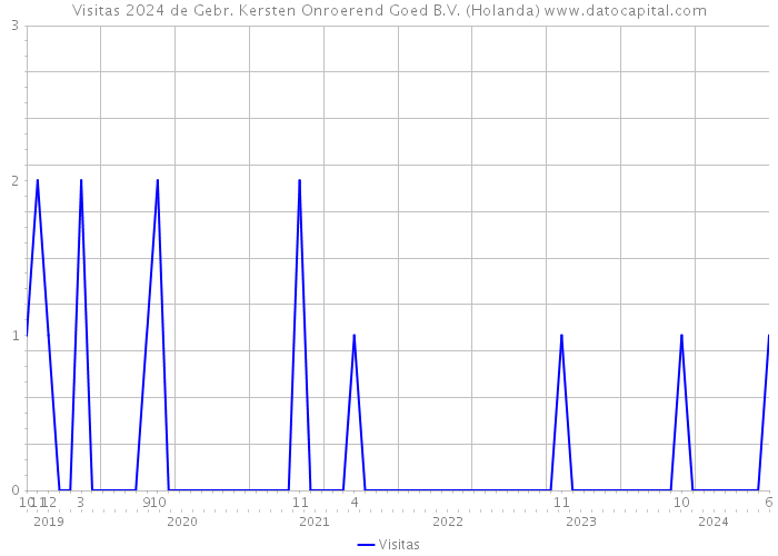 Visitas 2024 de Gebr. Kersten Onroerend Goed B.V. (Holanda) 