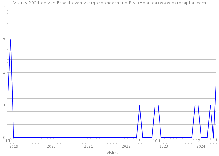 Visitas 2024 de Van Broekhoven Vastgoedonderhoud B.V. (Holanda) 