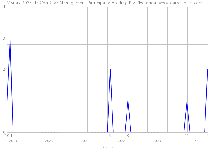 Visitas 2024 de ConDoor Management Participatie Holding B.V. (Holanda) 