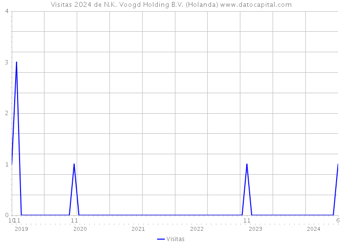 Visitas 2024 de N.K. Voogd Holding B.V. (Holanda) 