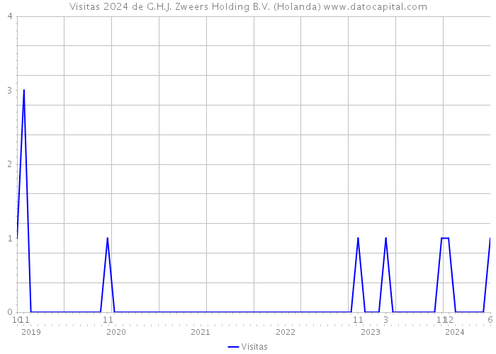 Visitas 2024 de G.H.J. Zweers Holding B.V. (Holanda) 