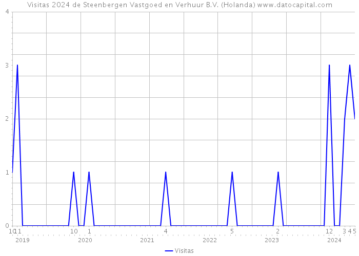 Visitas 2024 de Steenbergen Vastgoed en Verhuur B.V. (Holanda) 