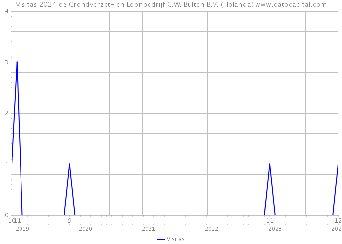 Visitas 2024 de Grondverzet- en Loonbedrijf G.W. Bulten B.V. (Holanda) 