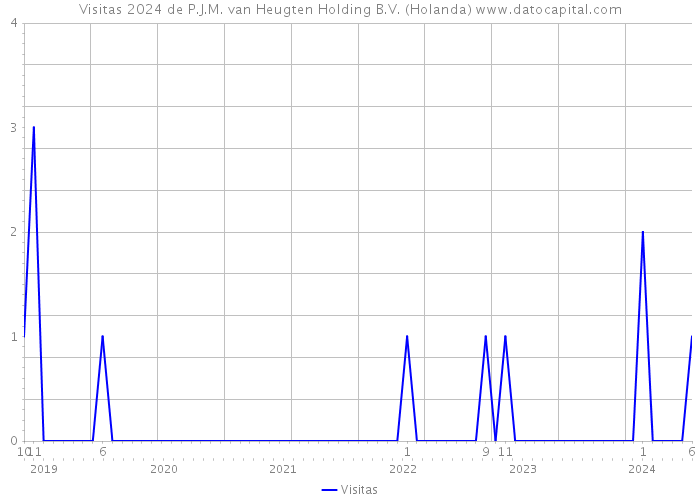 Visitas 2024 de P.J.M. van Heugten Holding B.V. (Holanda) 
