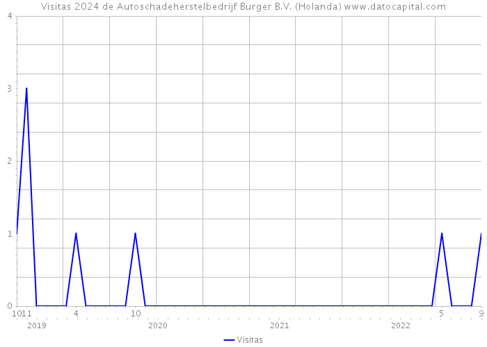 Visitas 2024 de Autoschadeherstelbedrijf Burger B.V. (Holanda) 