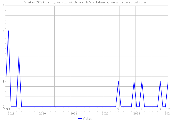 Visitas 2024 de H.J. van Lopik Beheer B.V. (Holanda) 